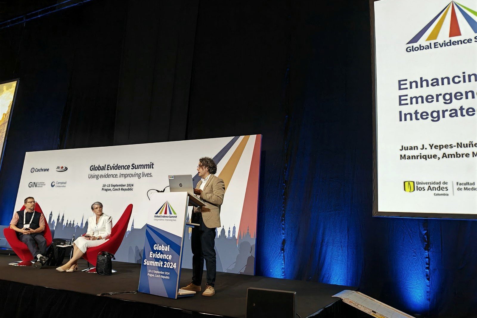 Presentación en el Global Evidence Summit 2024, Praga